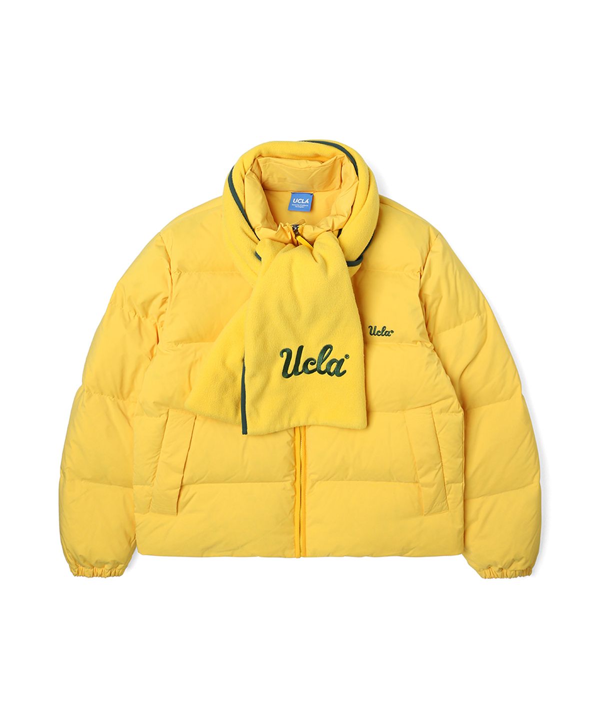 유씨엘에이(UCLA) 남여공용 머플러 세트 베이직 숏점퍼[YELLOW](UZADO80_75)