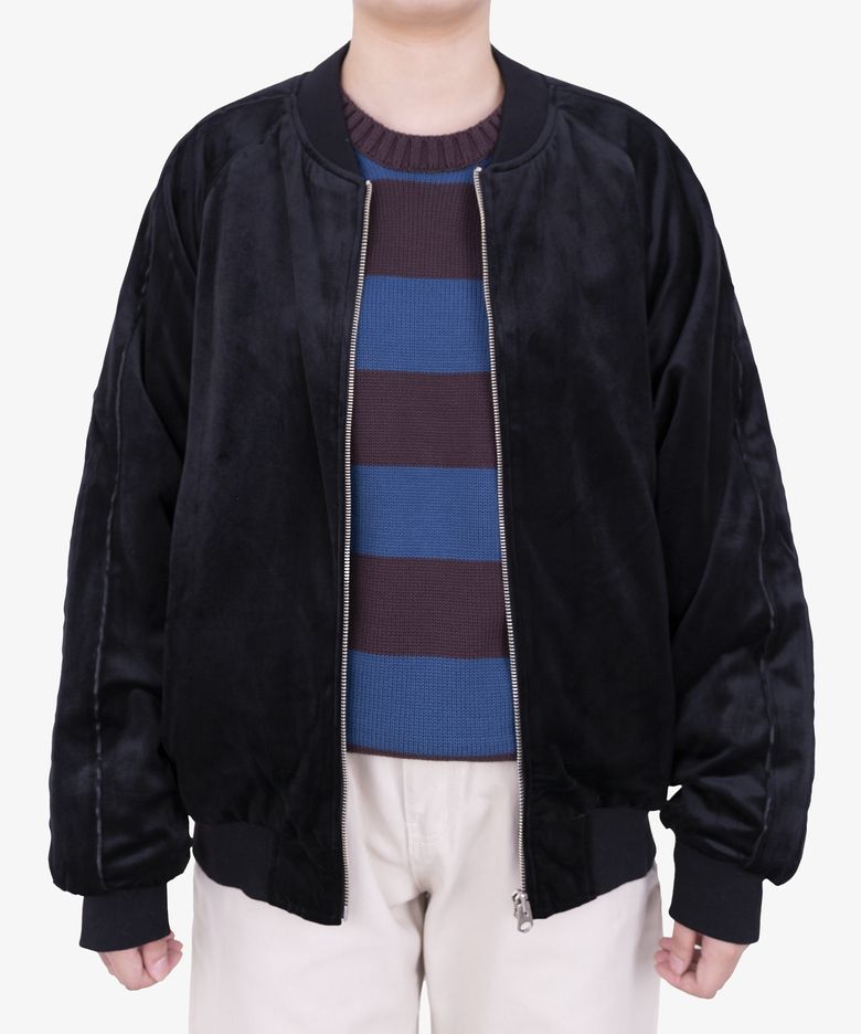 APT VELVET SOUVENIR JKT - BLACK