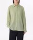 우먼즈 릴렉스드 린넨 라이크 셔츠 [페일 그린]