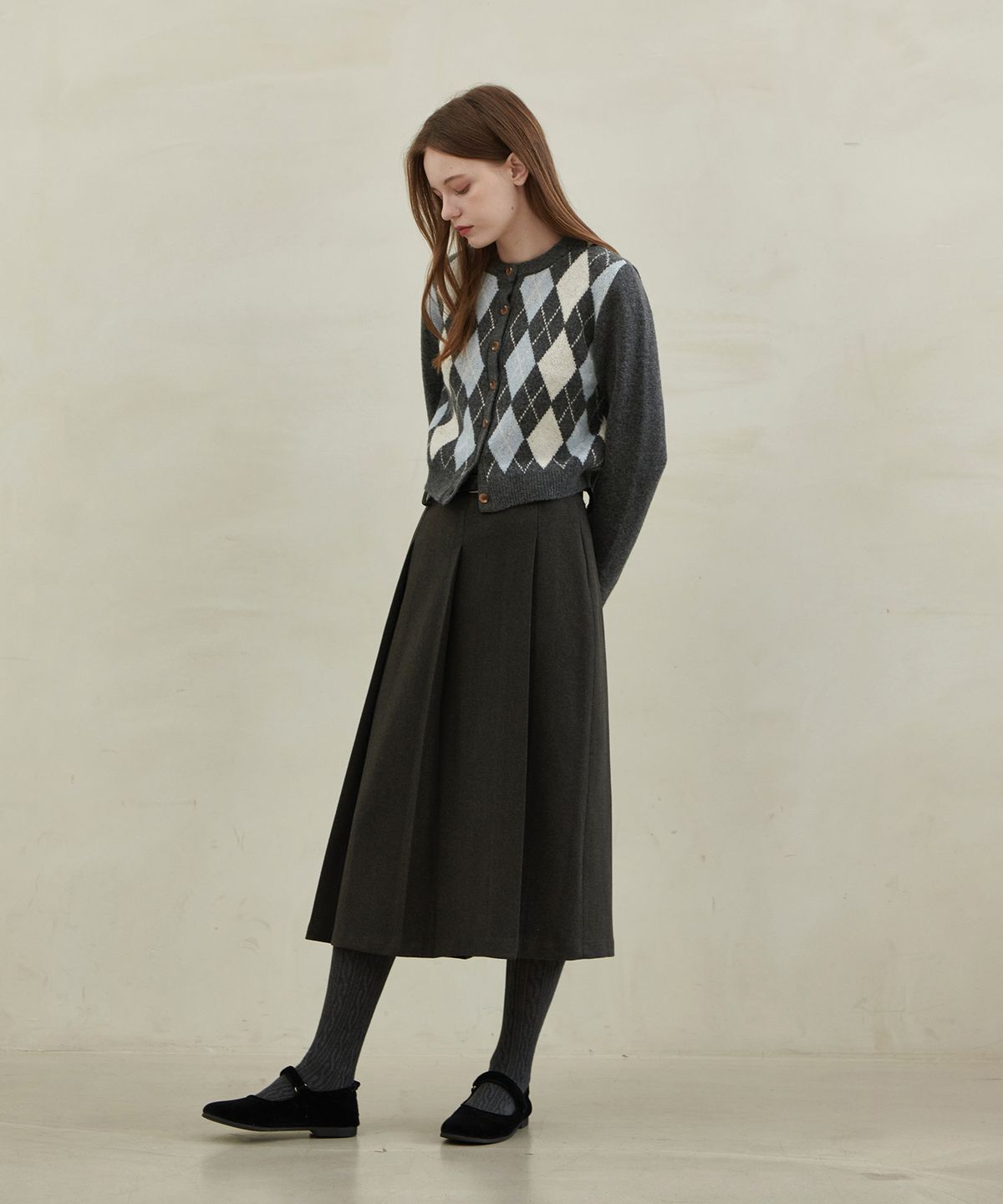 판도라핏(PANDORAFIT) Erika Long Skirt Belt Set