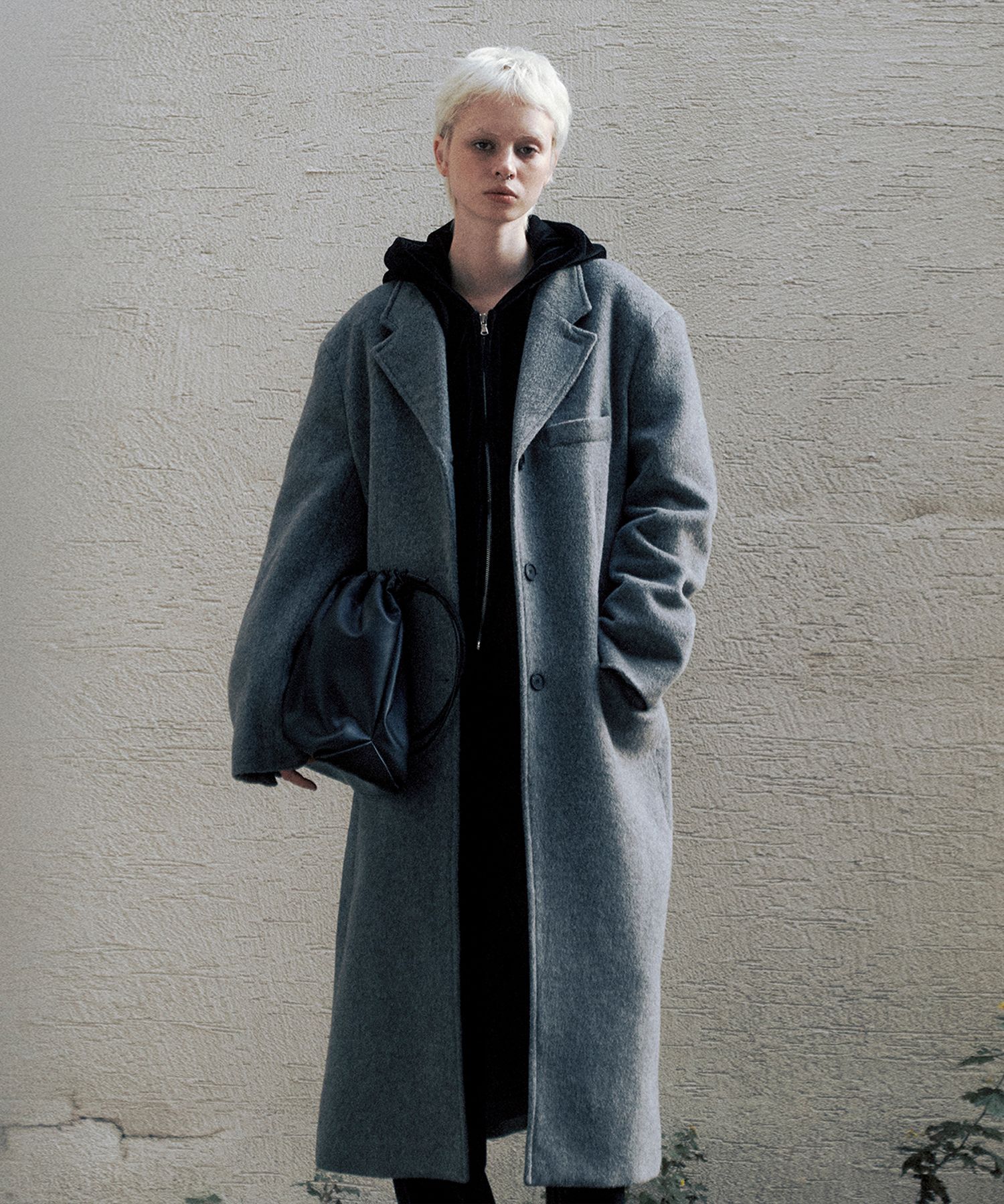 [NEEV]24FW☆Wool Single Maxi Coat (Gray) MUSINSA | NEEV Wool Single Maxi Coat (Grey)