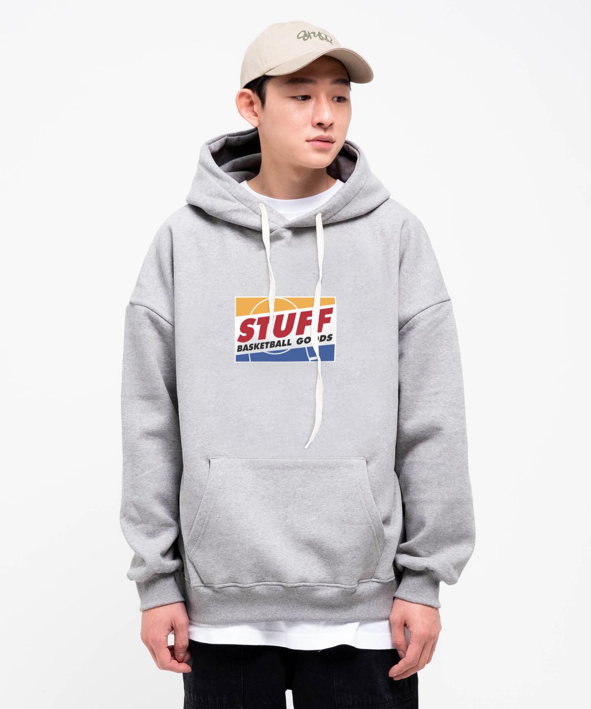 스터프(STUFF) 코트 굿즈 후드티