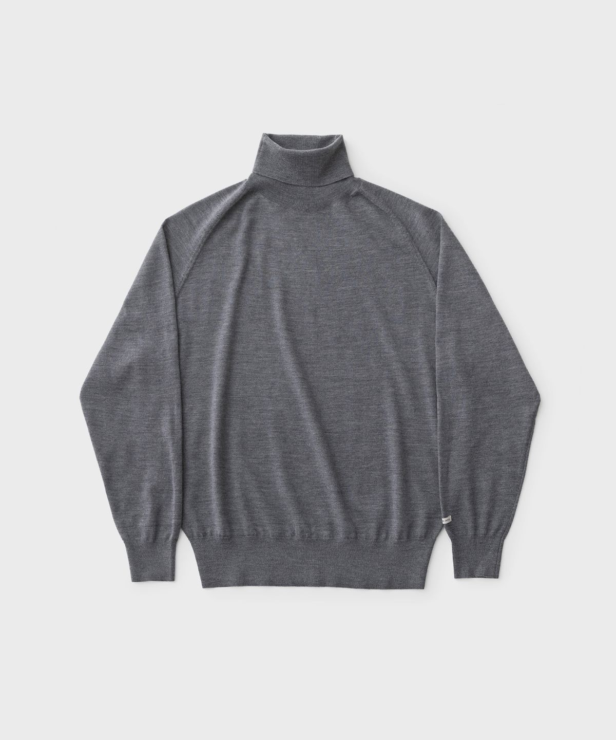 어나더 오피스(ANOTHER OFFICE) Scape-Turtleneck Knit (Pebble)