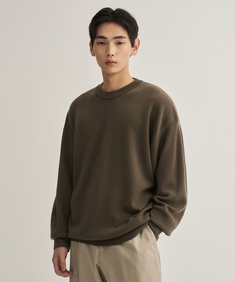 Doubleface Sponge Pullover (Clove)