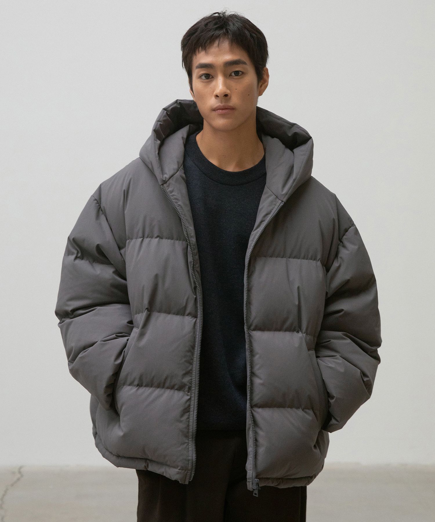 MUSINSA公式 | ANOTHER OFFICE 3RD Hoody Down Parka (Carbon)