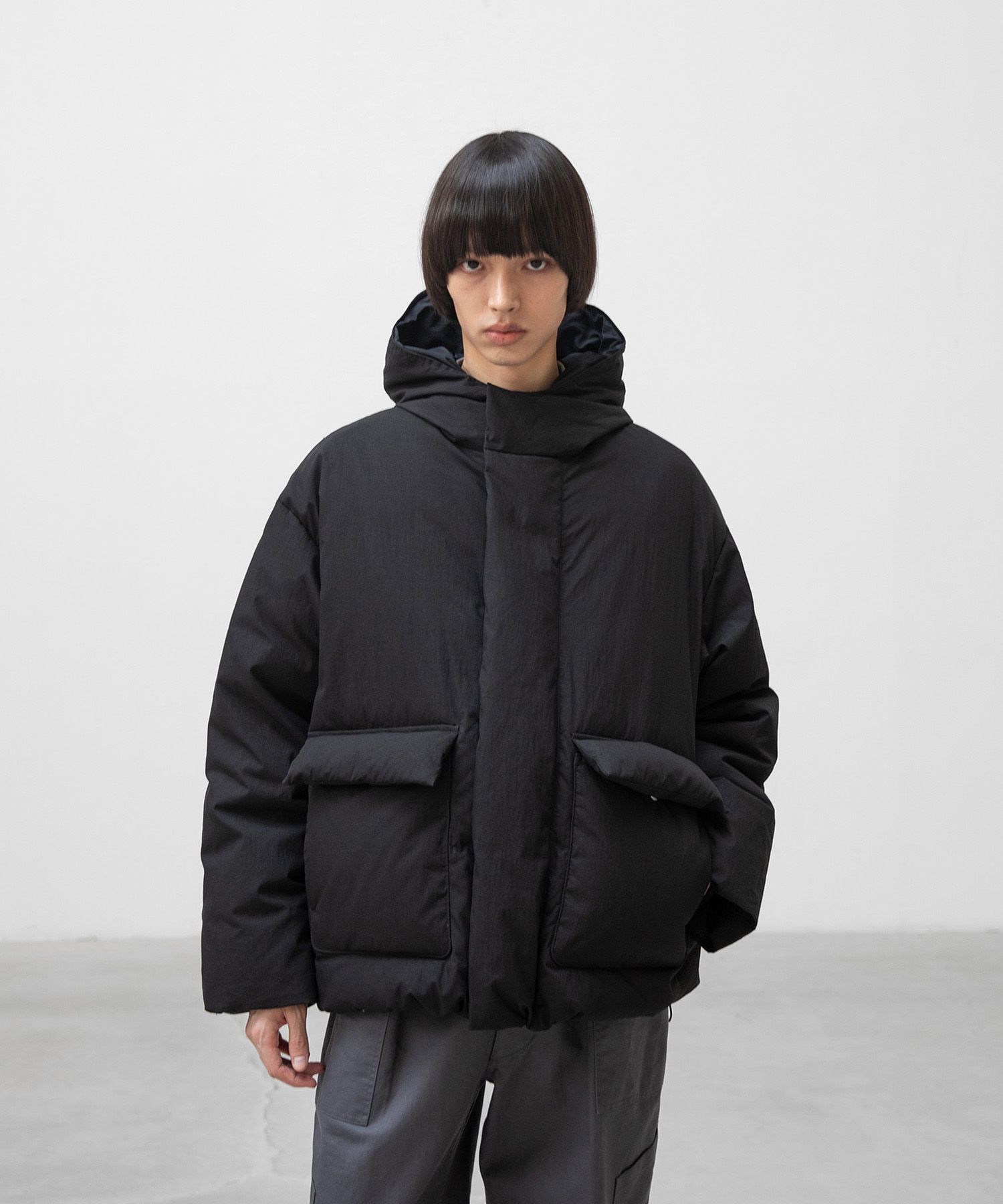 MUSINSA公式 | ANOTHER OFFICE [24AW] 2ND Goose Down Parka (Almost