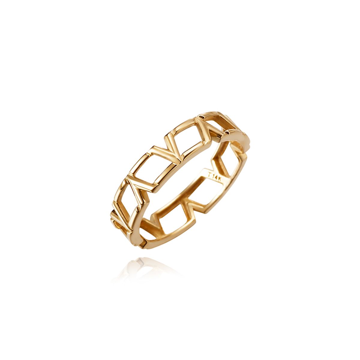 티르리르(TirrLirr) 14K 골드 쇼러브 인피니티 (L) 반지 TRJK4G00301M-L