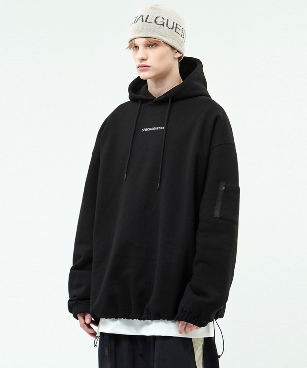 스페셜게스트(SPECIAL GUEST) V2 ADJUST HOODIE N (Black)