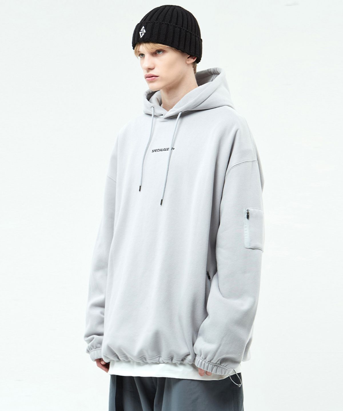 스페셜게스트(SPECIAL GUEST) V2 ADJUST HOODIE N (Cool Gray)