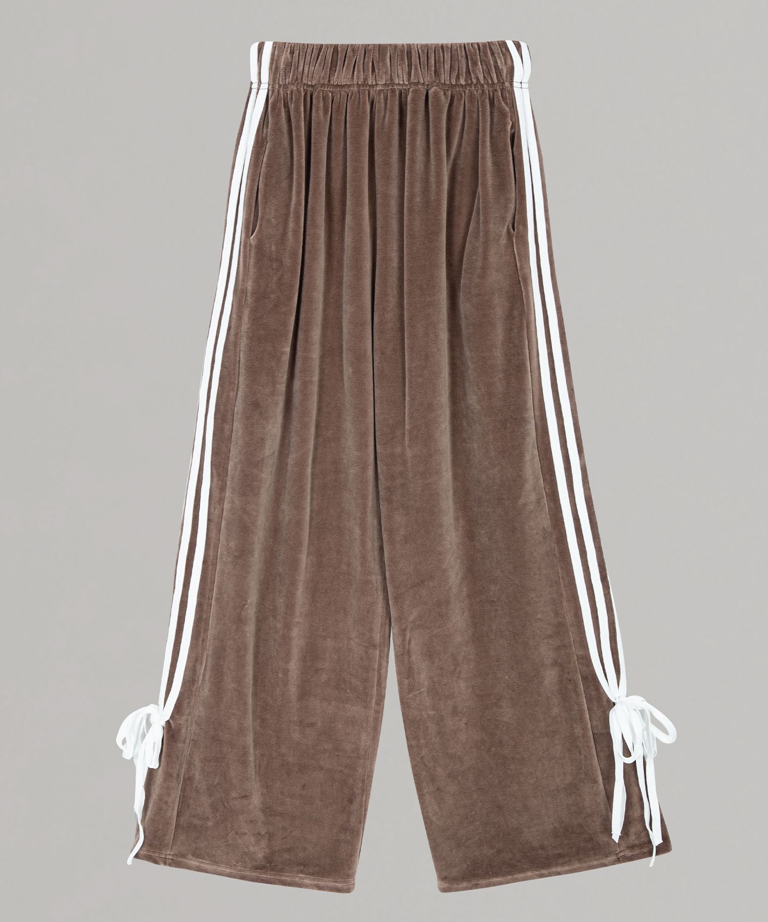 MIDNIGHT MOVE ブラウンストライプジャージ MUSINSA公式 | MIDNIGHT MOVE 4 line pants (brown)