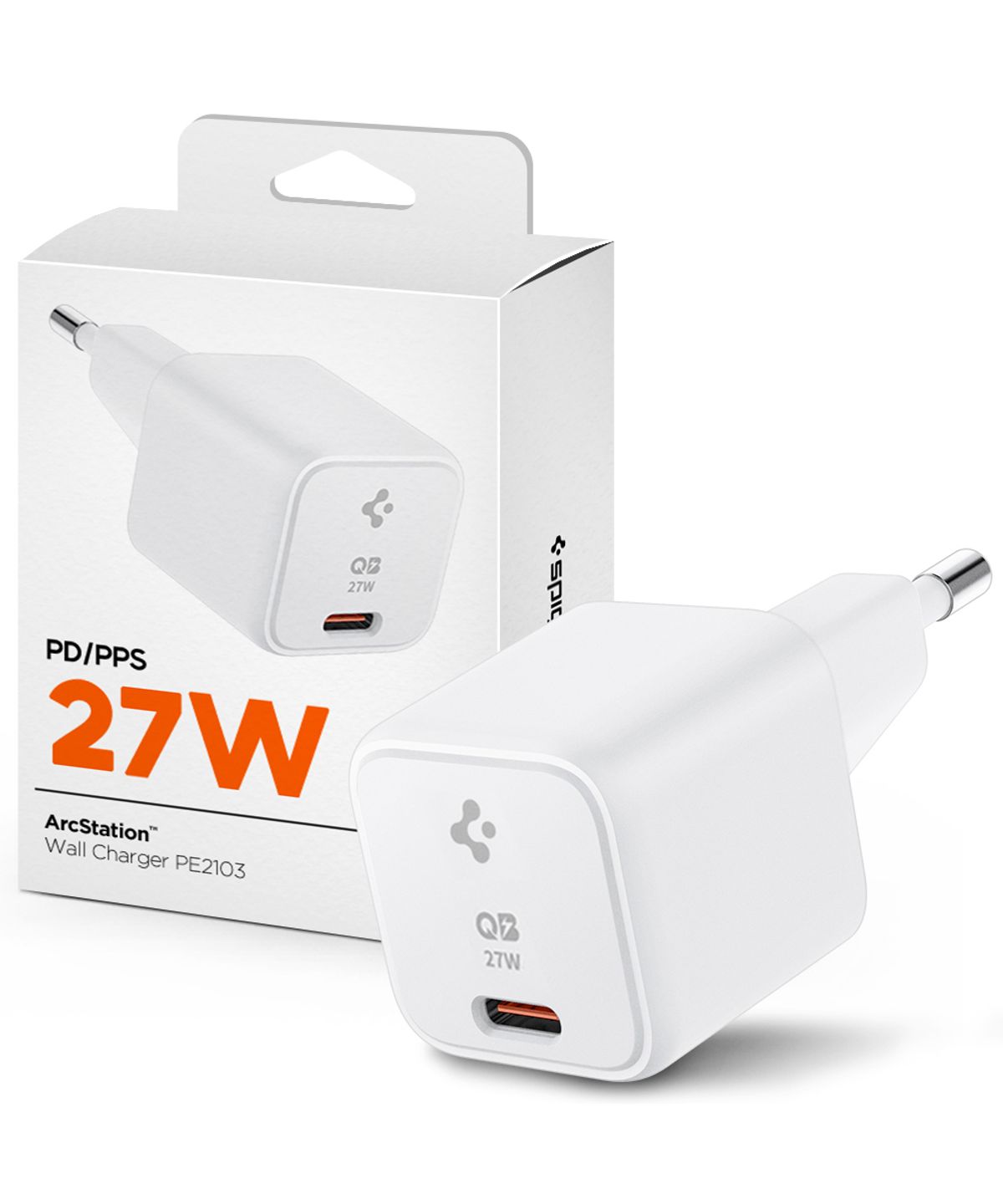 슈피겐(SPIGEN) USB PD 27W C타입 PPS 초고속 충전기 어댑터 PE2103
