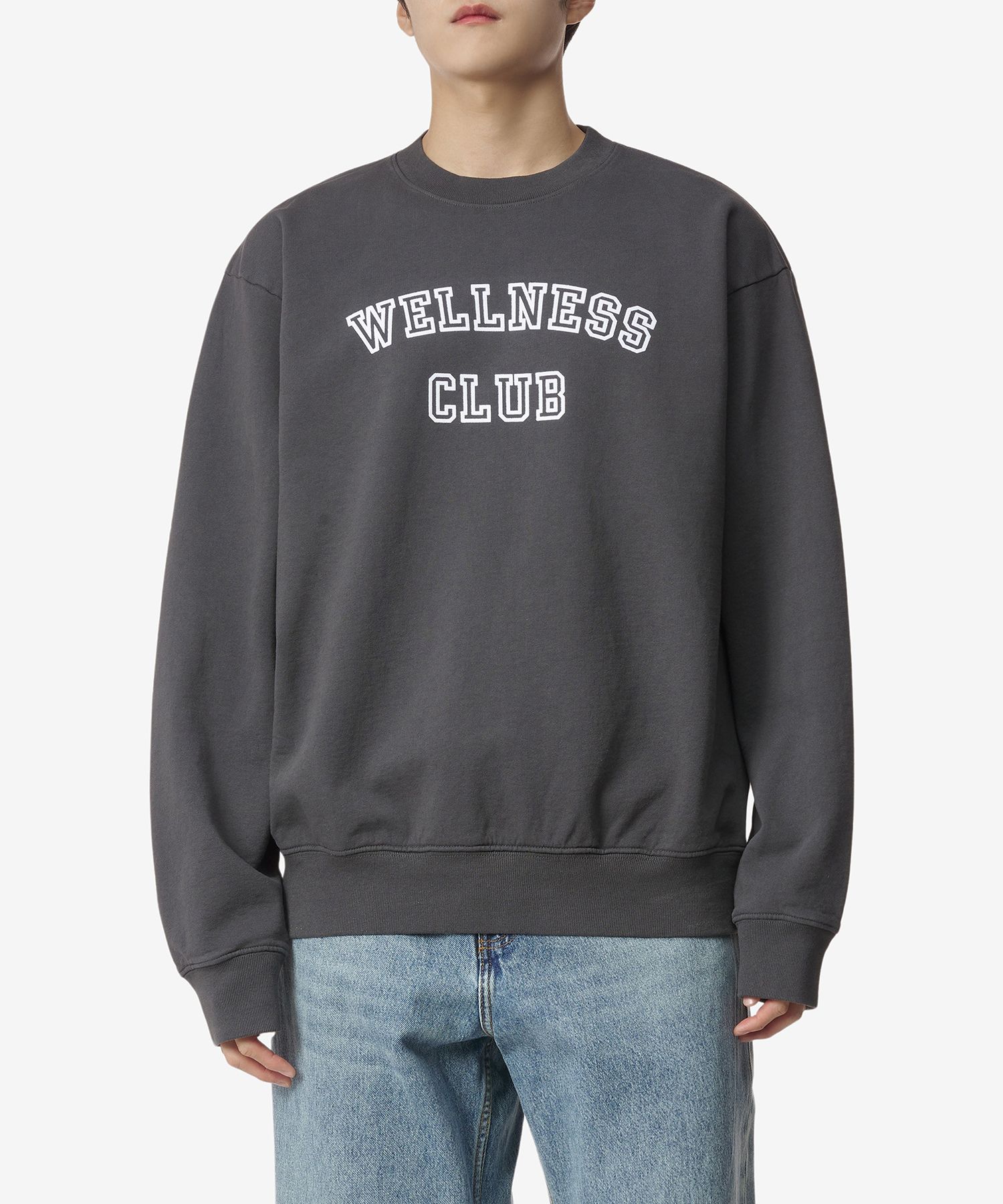 ★Sporty & Rich★ Wellness Club Sweatshirt Black CRAW237FB C MUSINSA | SPORTY&RICH Wellness Club Sweatshirt - Black