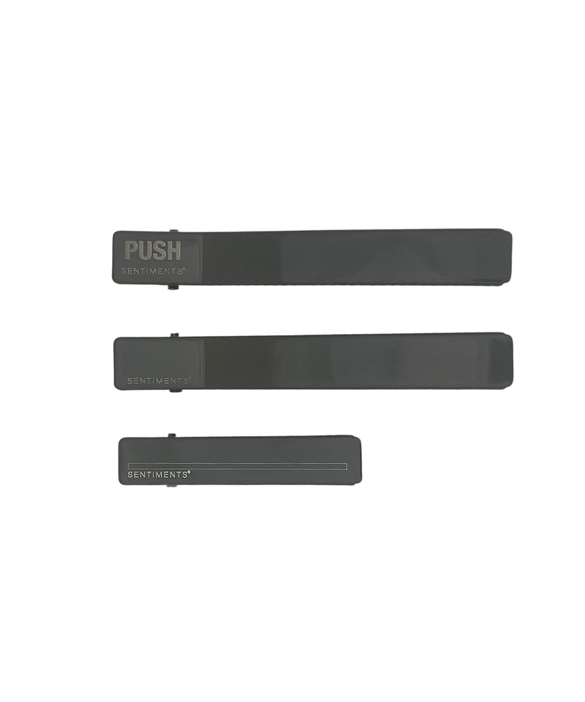 센티멍(SENTIMENTS) NO.290 [BLACK] HAIR PIN 3set 푸쉬핀 클립