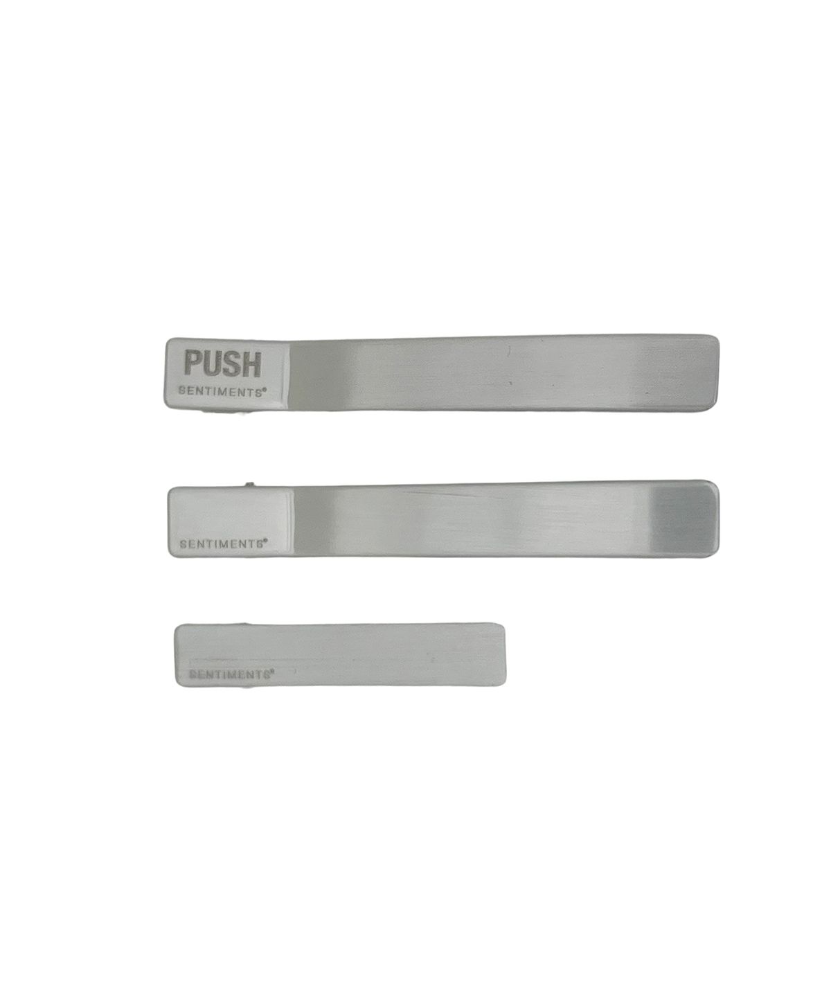 센티멍(SENTIMENTS) NO.290 [SILVER] HAIR PIN 3set 푸쉬핀 클립