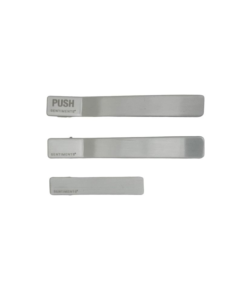 NO.290 [SILVER] HAIR PIN 3set 푸쉬핀 클립