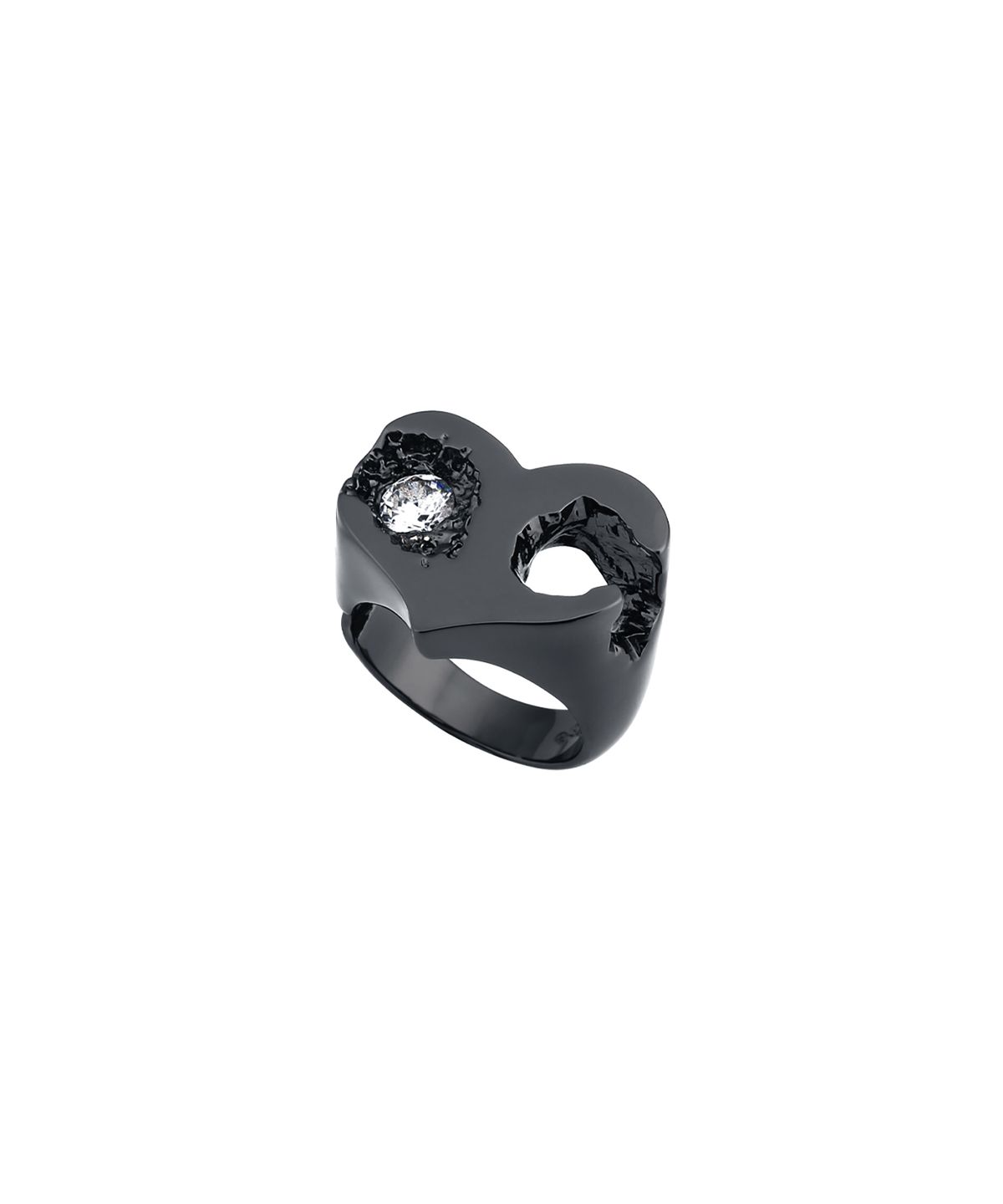 센티멍(SENTIMENTS) NO.307 [BLACK] HEART METEOR RING