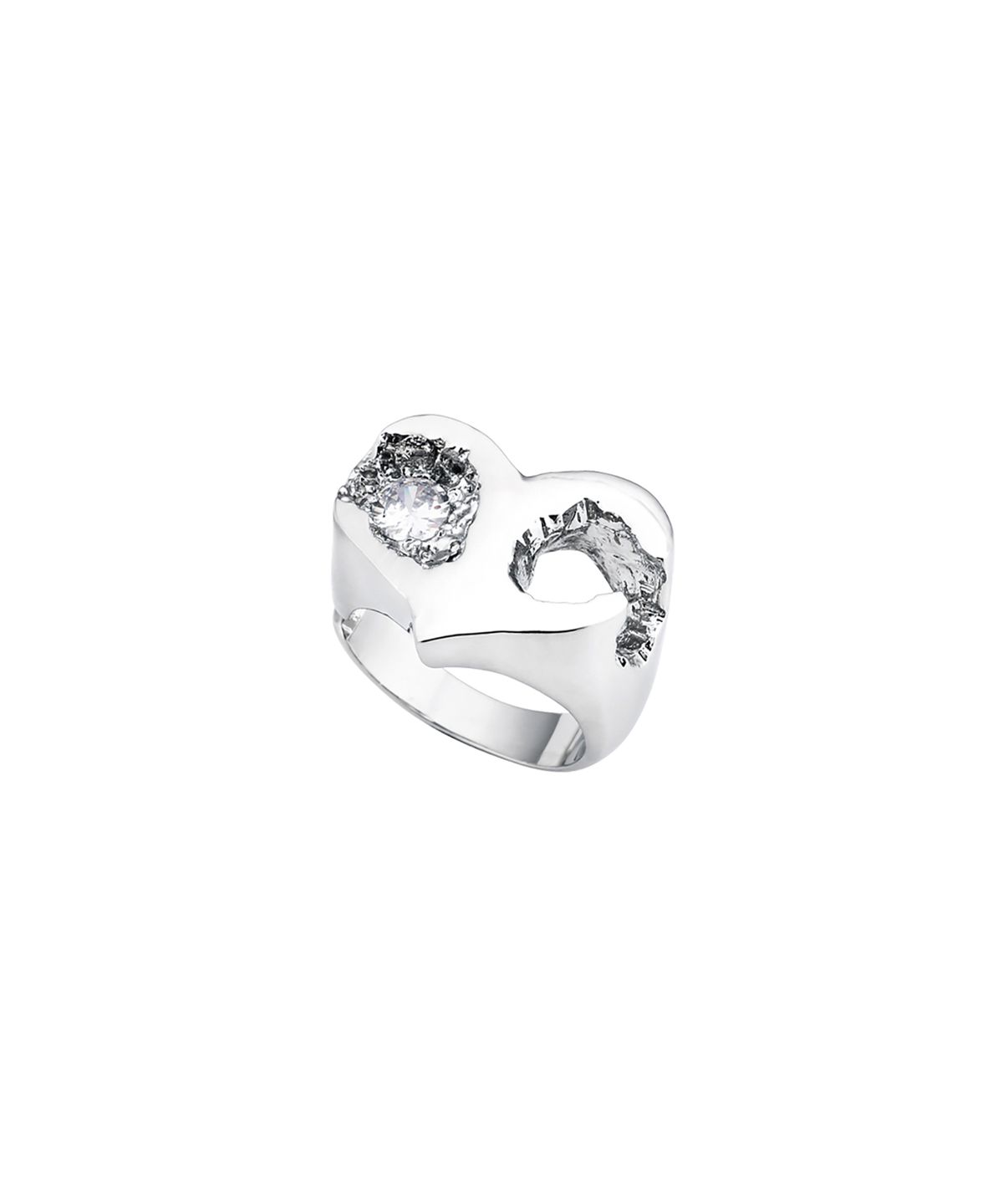 센티멍(SENTIMENTS) NO.307 [SILVER] HEART METEOR RING