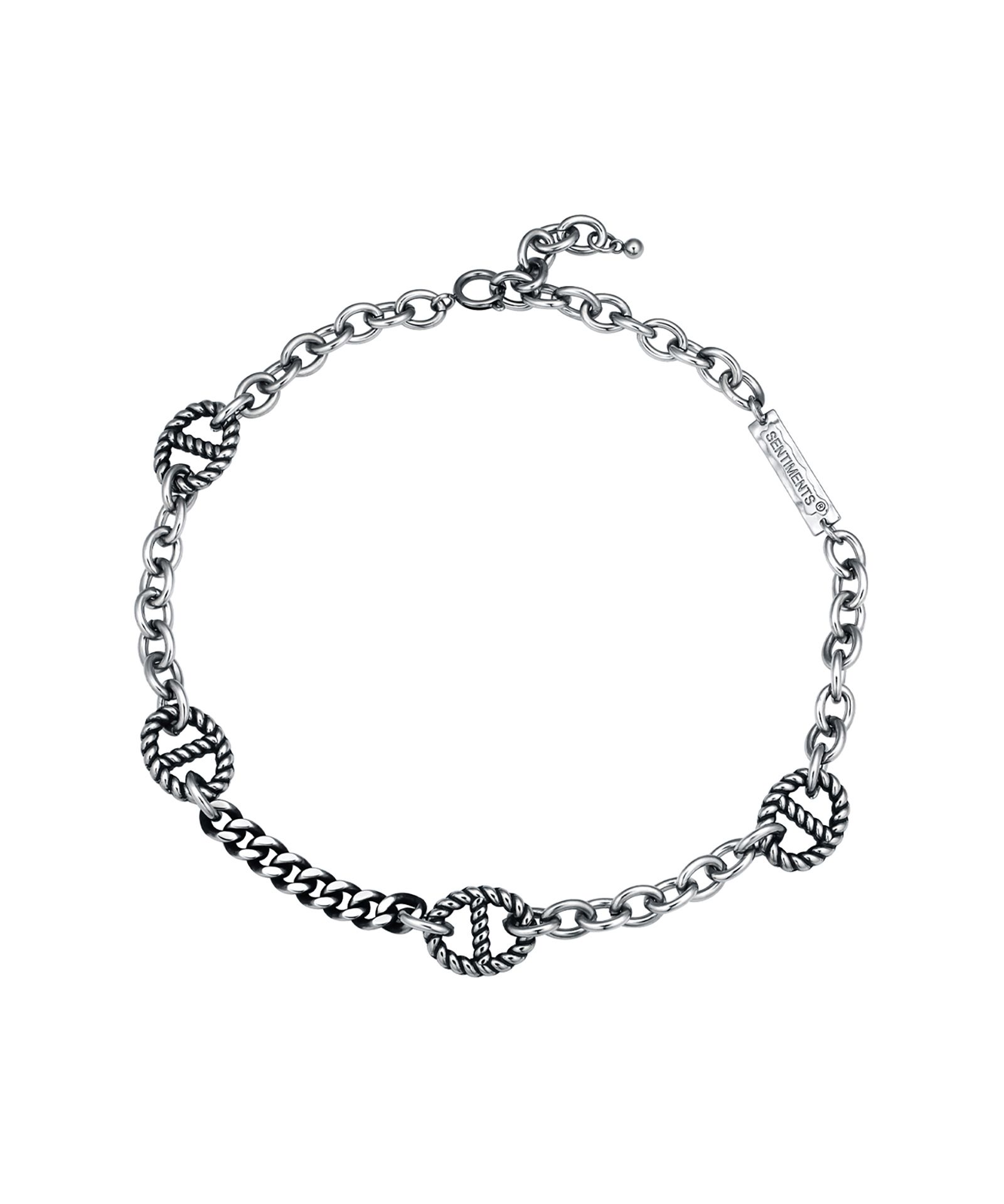 ★SENTIMENTS★ NO.319 [SILVER] NECKLACE MUSINSA | SENTIMENTS NO.319 NECKLACE