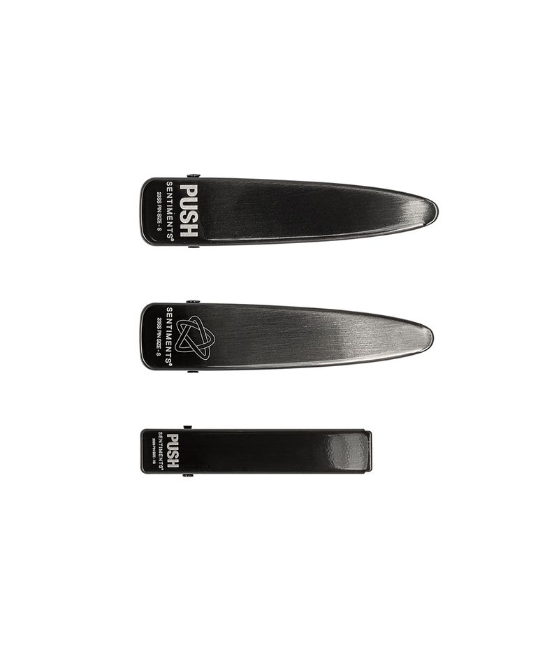 NO.352 [BLACK] HAIR PIN 3set 푸쉬핀 클립