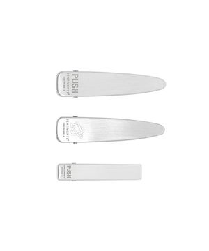 NO.352 [SILVER] HAIR PIN 3set 푸쉬핀 클립