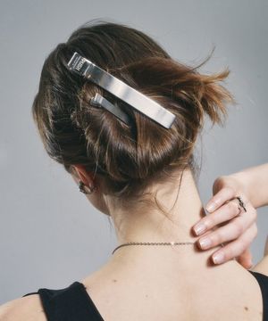 NO.353 [SILVER] HAIR PIN 2set XXL 푸쉬핀 클립