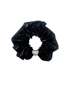 NO.361 [BLACK] SCRUNCHY HAIR SHINE BLACK HEART