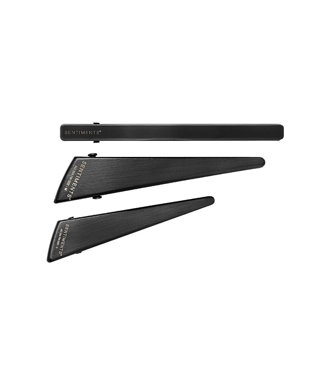 센티멍(SENTIMENTS) NO.364 [BLACK] HAIR PIN 3set TRIANGLE