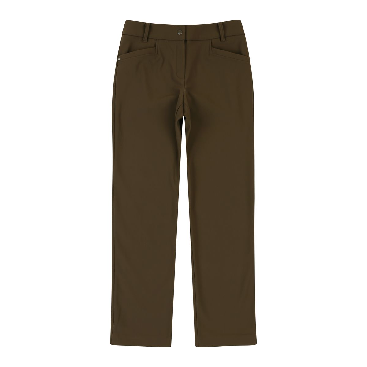 볼빅 골프웨어(VOLVIK GOLFWEAR) 여성 골프 밍크본딩 스트레이트 팬츠 VLPTNA04_BR