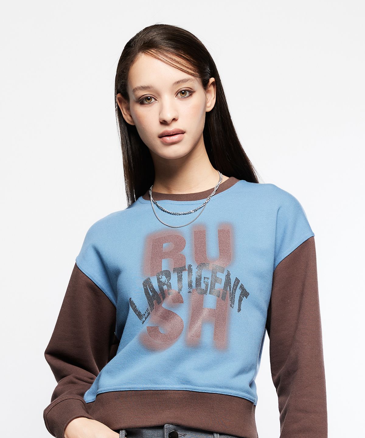 라티젠(LARTIGENT) L7 RUSH HOUR SWEATSHIRT(BLUE)