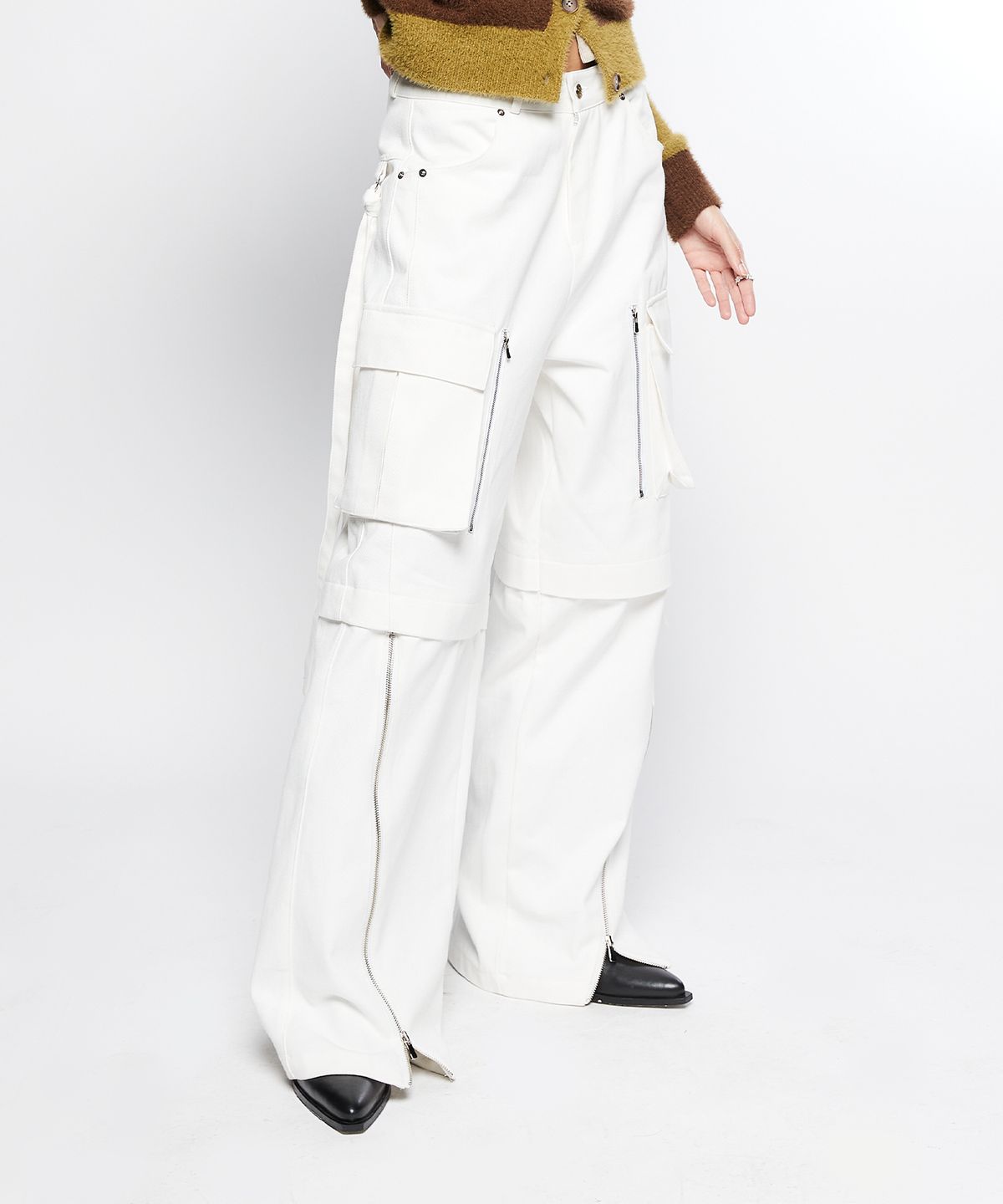 라티젠(LARTIGENT) L7 WIDE POCKET PANTS(WHITE)