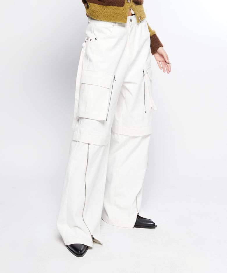 L7 WIDE POCKET PANTS(WHITE)