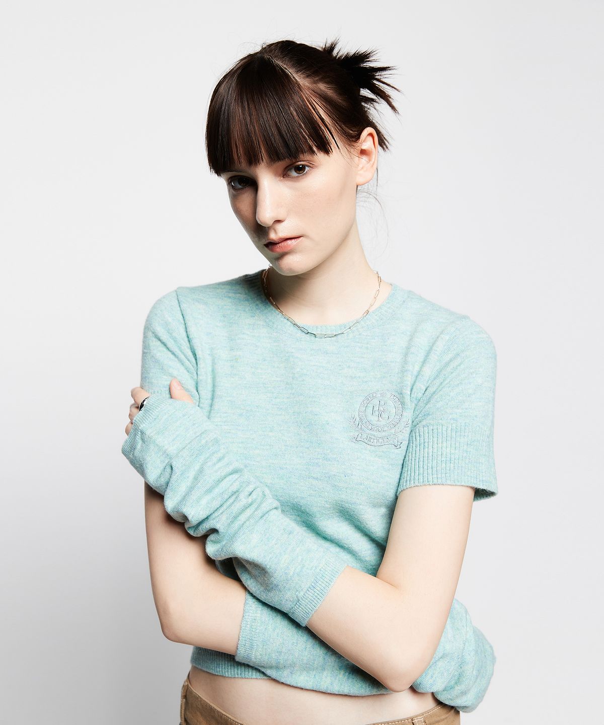 라티젠(LARTIGENT) L7 SLEEVED KNIT WARMER SET(MINT)