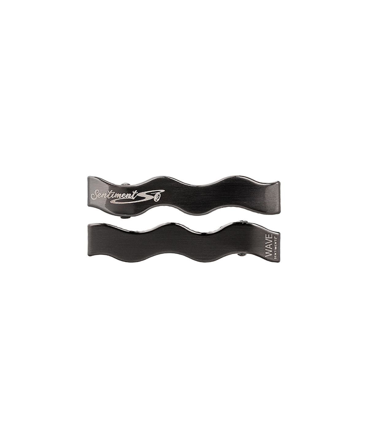 센티멍(SENTIMENTS) NO.425 [BLACK] WAVE HAIR PIN 2SET