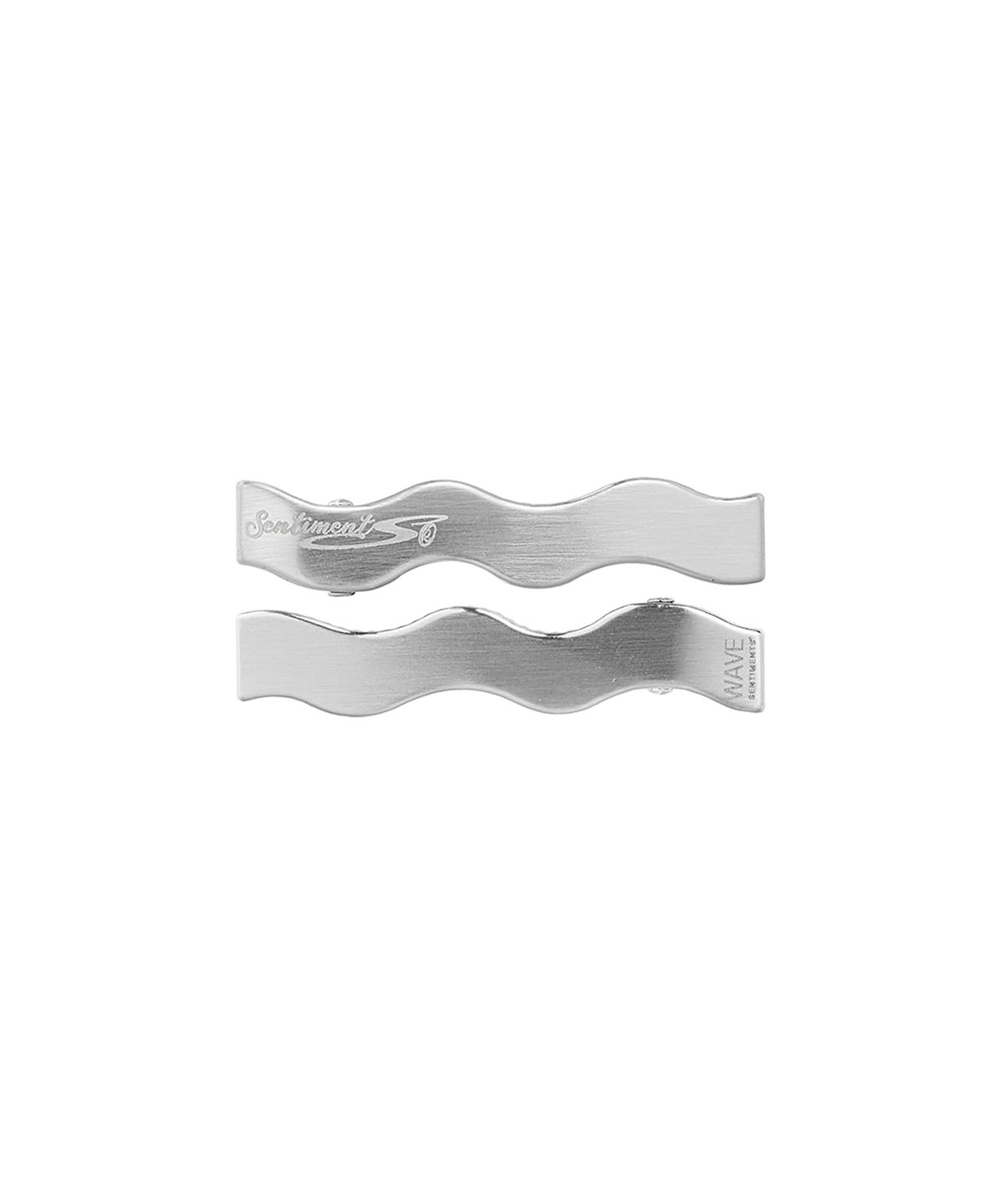센티멍(SENTIMENTS) NO.425 [SILVER] WAVE HAIR PIN 2SET