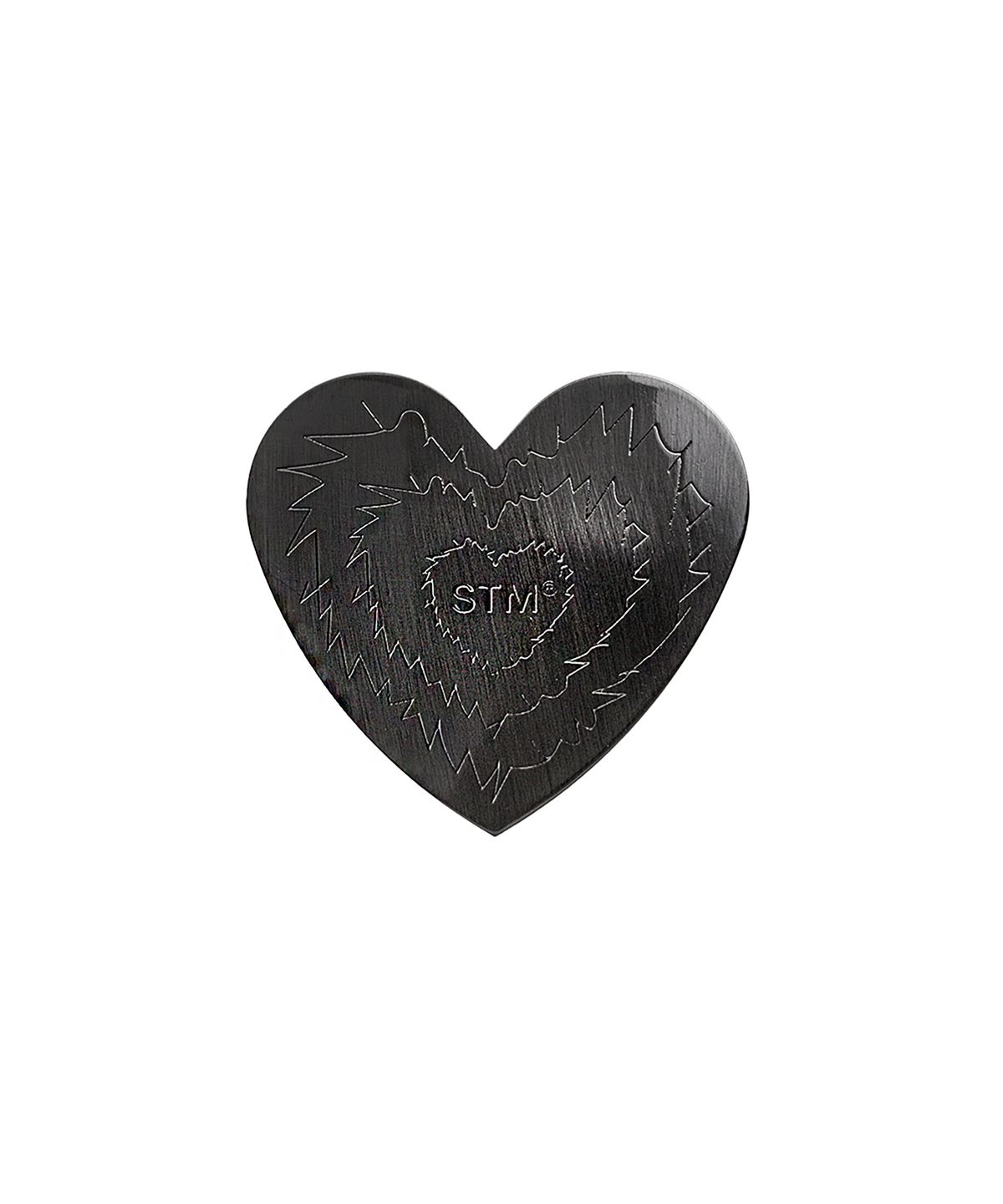 센티멍(SENTIMENTS) NO.439 [BLACK] HEART SHIELD HAIR PIN