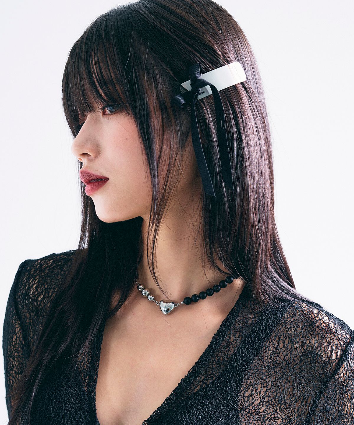 센티멍(SENTIMENTS) NO.441 [SILVER] RIBBON KONT XS HAIR PIN