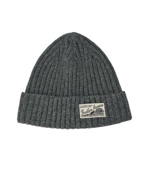 VINTAGE LOGO BEANIE CHARCOAL