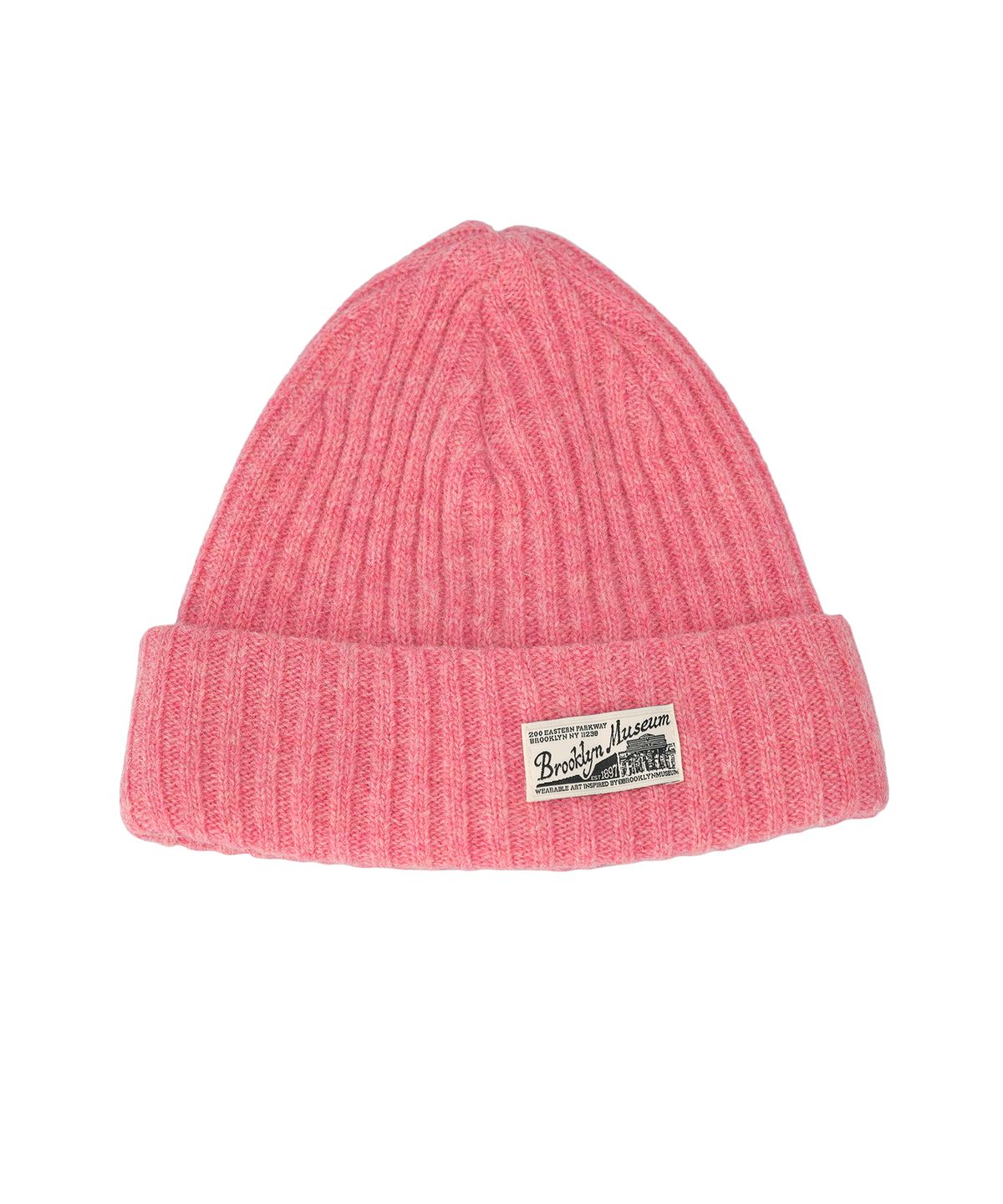 브루클린 뮤지엄(BROOKLYN MUSEUM) VINTAGE LOGO BEANIE PINK