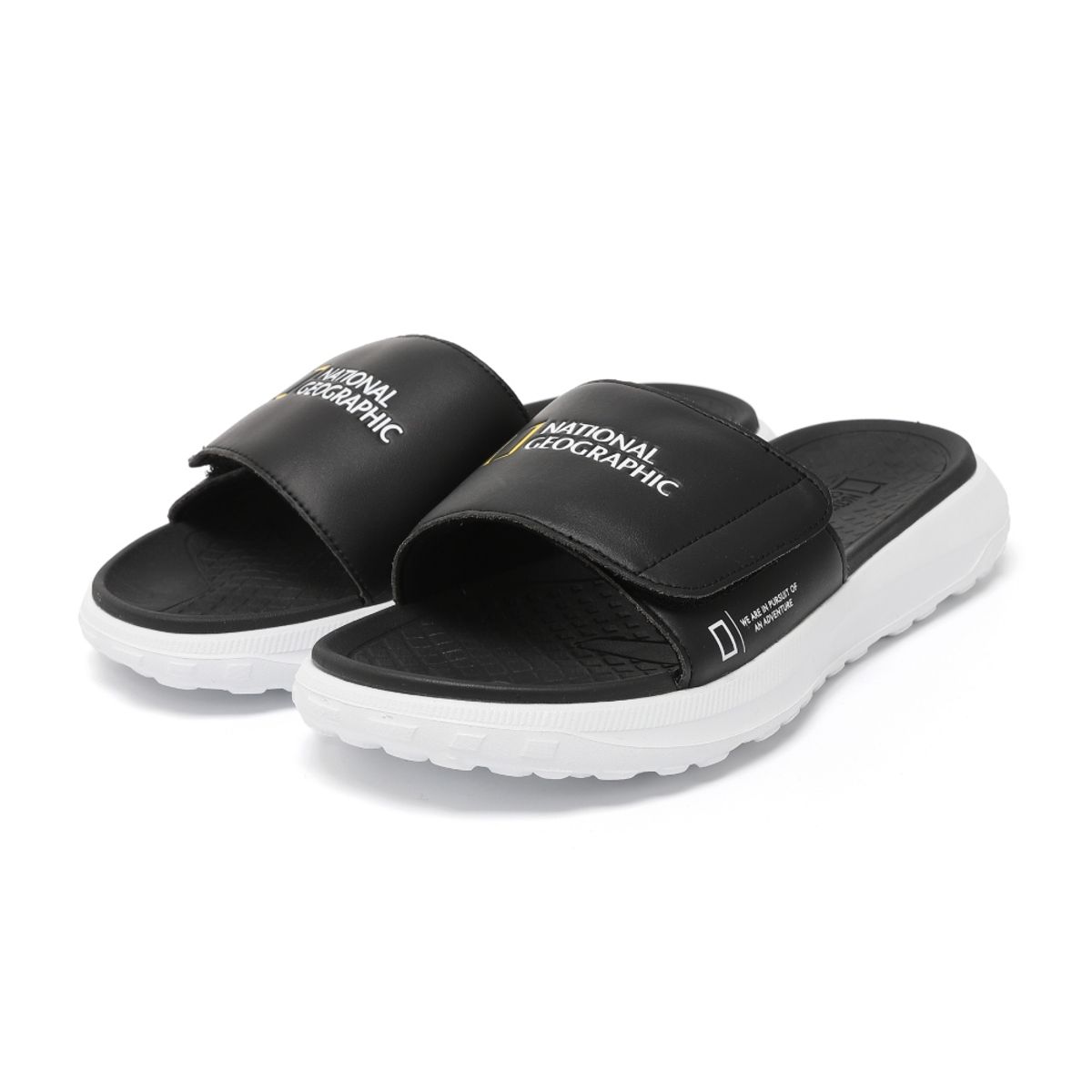 내셔널지오그래픽(NATIONALGEOGRAPHIC) N242USD322 픽셀 슬라이드 BLACK