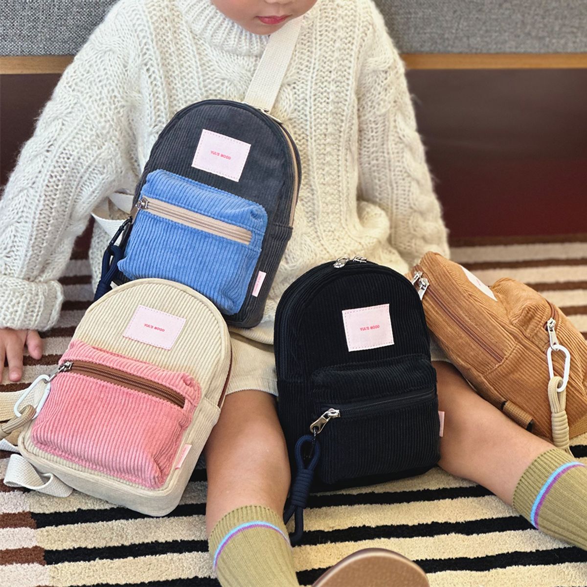 율스무드(YULSMOOD) 코듀로이슬링백