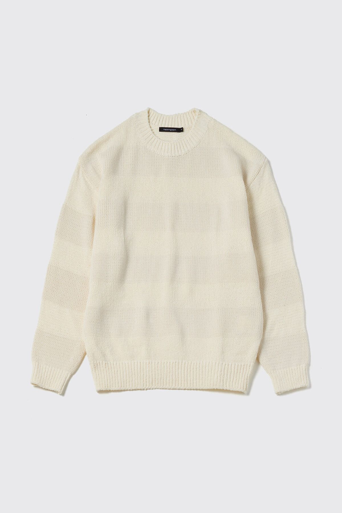 해칭룸(HATCHINGROOM) Stripe Knit Ivory
