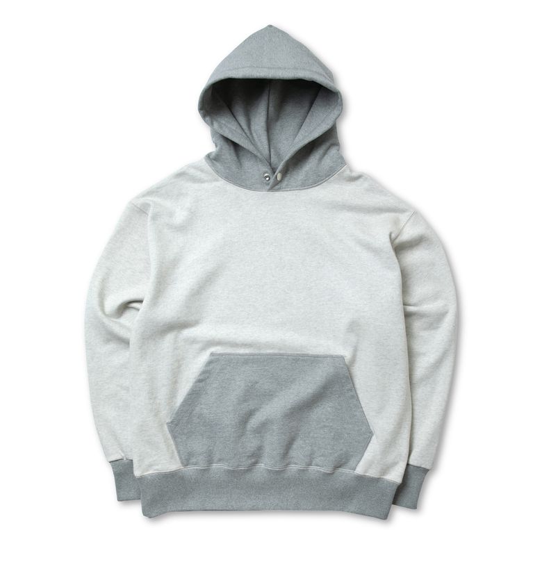 BLACK PP HW Hooded Sweatshirt (two-tone) light gray