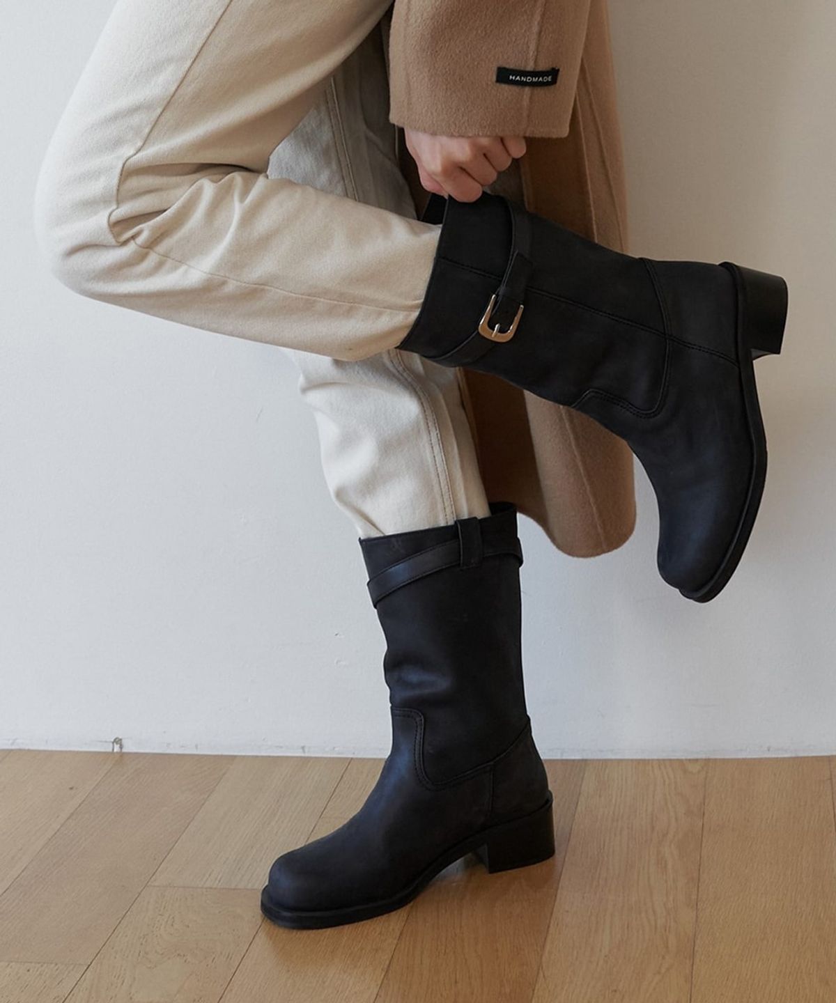 릴리슈(LILYSHOE) dane half boots_3color(2 way)