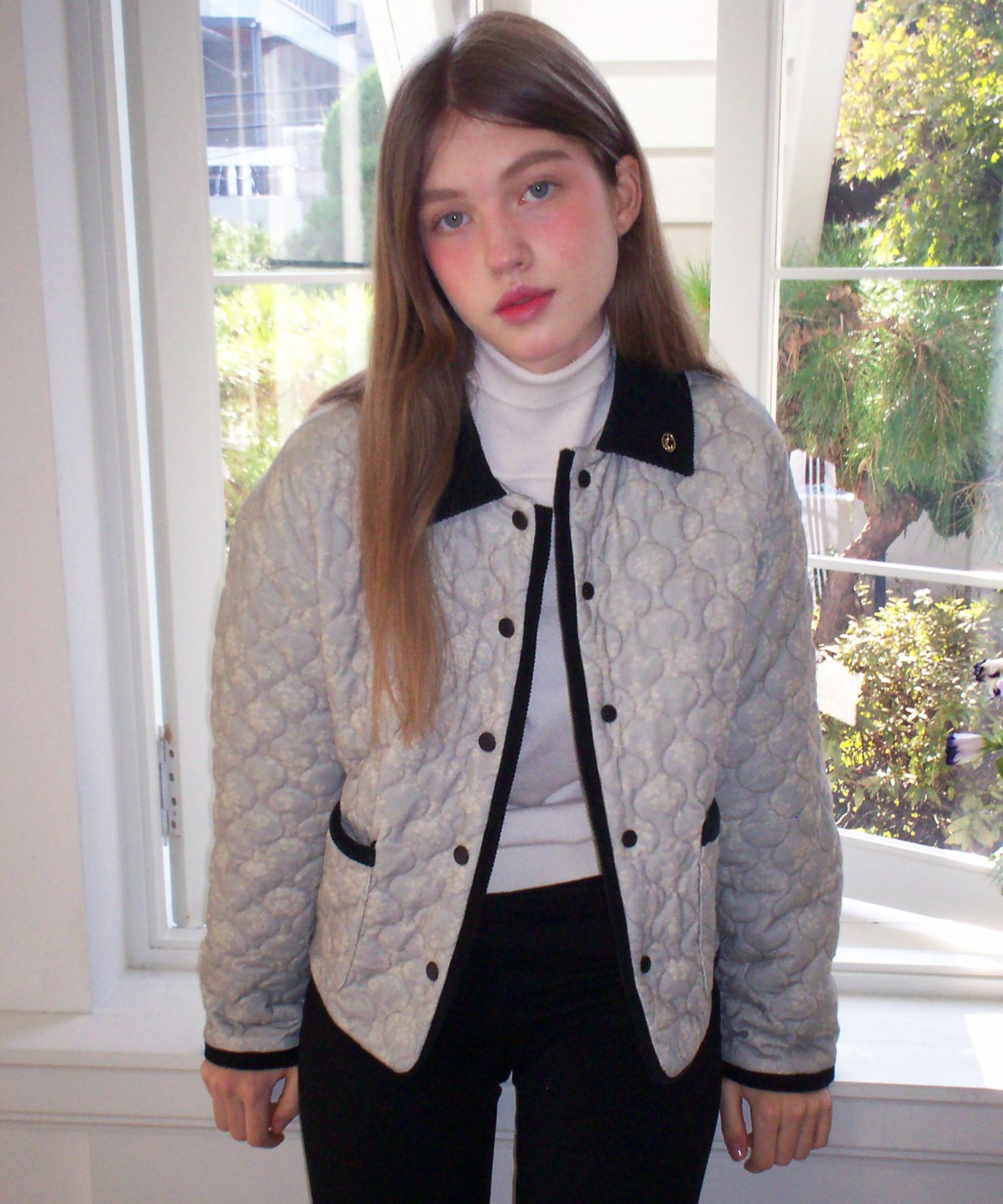 MUSINSA | LETTER FROM MOON Demure Flower Corduroy Quilted