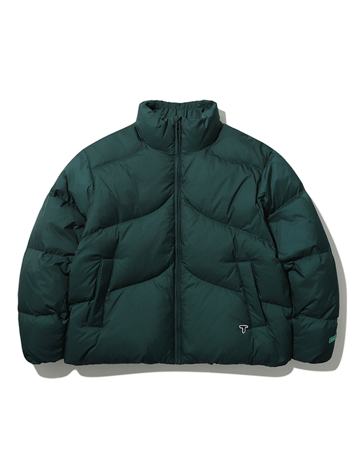 비비씨 어스(BBC EARTH) 커브 퀼팅 푸퍼 다운_Teal Green
