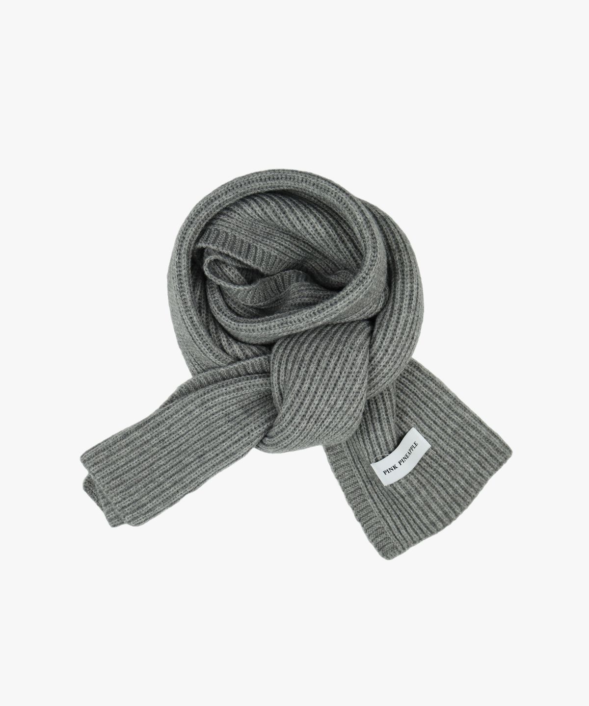 핑크파인애플(PINK PINEAPPLE) BASIC RIB MUFFLER_GREY