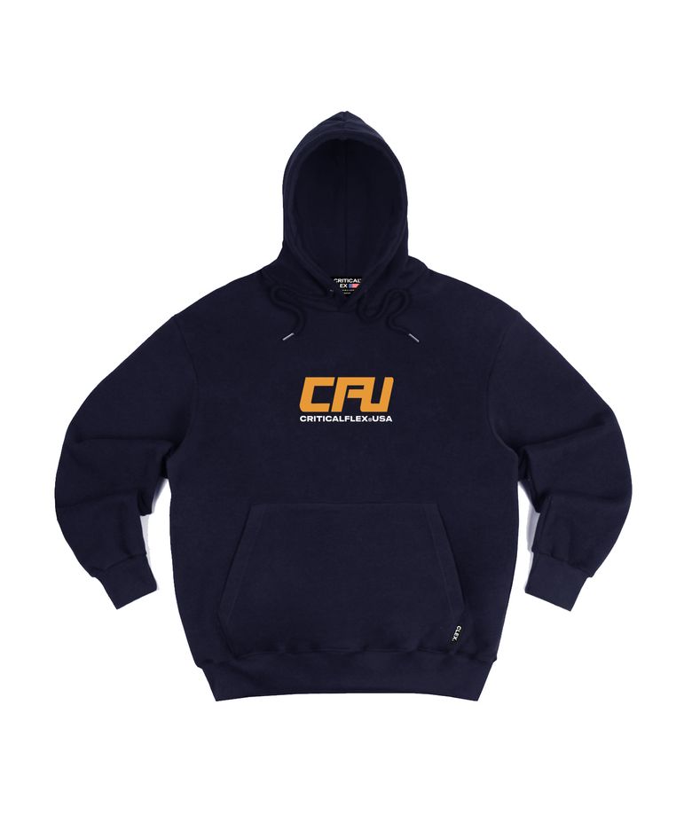 CFU 복싱 로고 후드티 네이비