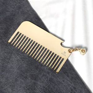 VRB1001-GD 간편한 휴대용 미니 헤어 스테인레스 빗