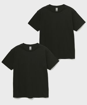 [2PACK] 20수 ASIAN FIT 베이직 코튼 티셔츠