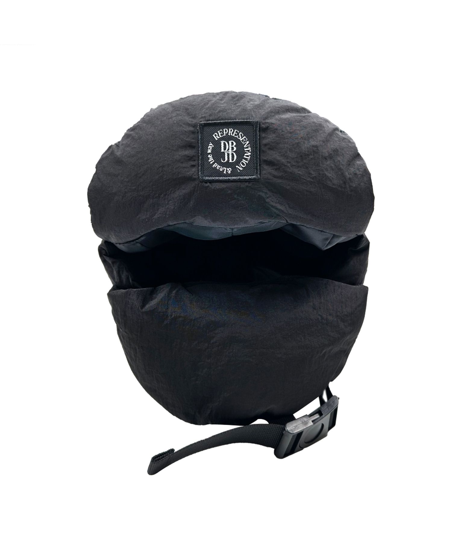 MUSINSA | DOUBLE JD Padded Trooper Hat (Black)